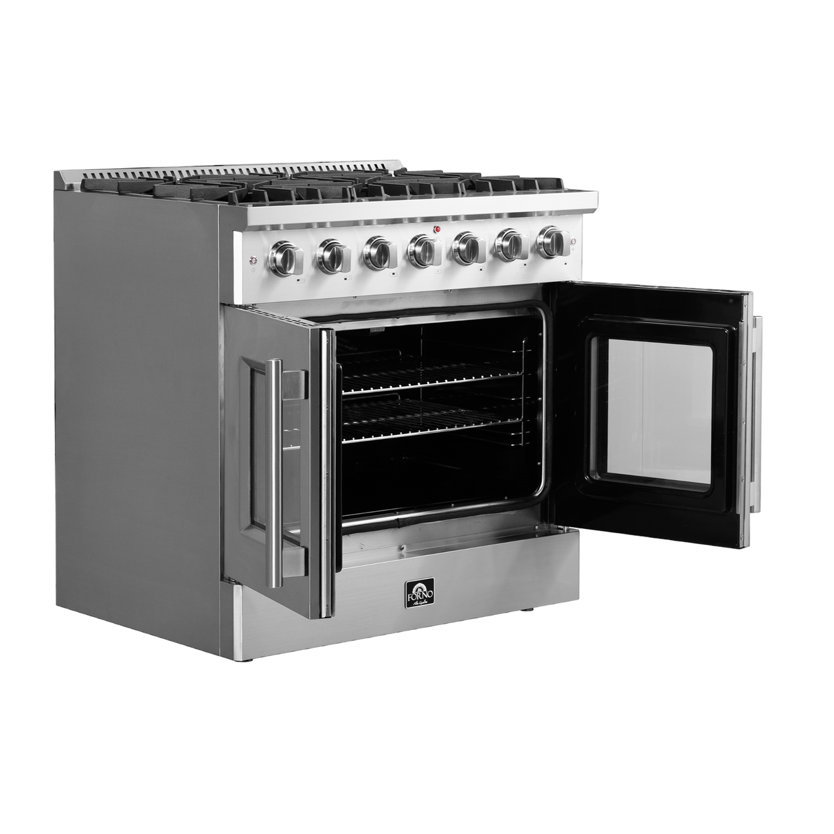 Forno Galiano 36" Freestanding French Door Gas Range