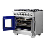 Forno Capriasca 36" Freestanding French Door Gas Range