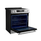 FORNO Espresso Donatello 30" 5 cu. ft. Induction Range with Air Fry and Self-Clean in Stainless Steel and Stainless Steel Handles, FFSIN0905-30