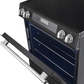 FORNO Espresso Donatello 30" 5 cu. ft. Induction Range with Air Fry and Self-Clean in Black and Antique Brass Handles, FFSIN0905-30BLK