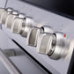 FORNO Espresso Leonardo 30" 5 cu. ft. Induction Range with Knob Control in Stainless Steel and Stainless Steel Accents, FFSIN0982-30