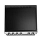 FORNO Espresso Leonardo 30" 5 cu. ft. Induction Range with Knob Control in Stainless Steel and Stainless Steel Accents, FFSIN0982-30