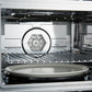 FORNO Espresso Oliena 30" 1.6 cu. ft. Built-In Microwave Oven in Black with Stainless Steel Handles, FMWDR3093-30BLK