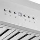 FORNO Coppito 36" 1,200 CFM Island Range Hood in Stainless Steel, FRHIS5129-36