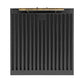 FORNO Espresso Bari 30" 400 CFM Under Cabinet Range Hood in Black with Antique Brass Handles, FRHUC5255-30BLK