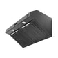 FORNO Espresso Package - 30" Electric Range, Range Hood and Refrigerator in Black with Antique Brass Handles