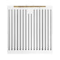 FORNO Espresso Package - 30" Electric Range, Range Hood and Refrigerator in White with Antique Brass Handles