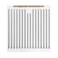 FORNO Espresso Package - 30" Electric Range and Range Hood in White with Antique Brass Handles, FBDL-002-03US