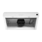 FORNO Espresso Bari 30" 400 CFM Under Cabinet Range Hood in White with Stainless Steel Handles, FRHUC5255-30WHT