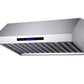 FORNO Palazzo 36'' 500 CFM Wall Mount Range Hood in Stainless Steel, FRHWM5030-36