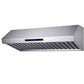 FORNO Palazzo 48'' 1,000 CFM Wall Mount Range Hood in Stainless Steel, FRHWM5030-48