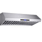FORNO Palazzo 48'' 1,000 CFM Wall Mount Range Hood in Stainless Steel, FRHWM5030-48