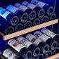 FORNO Cesinali 24" 16 cu. ft. Dual Zone 94 Bottle Wine Cooler, FWCDR6603-24S