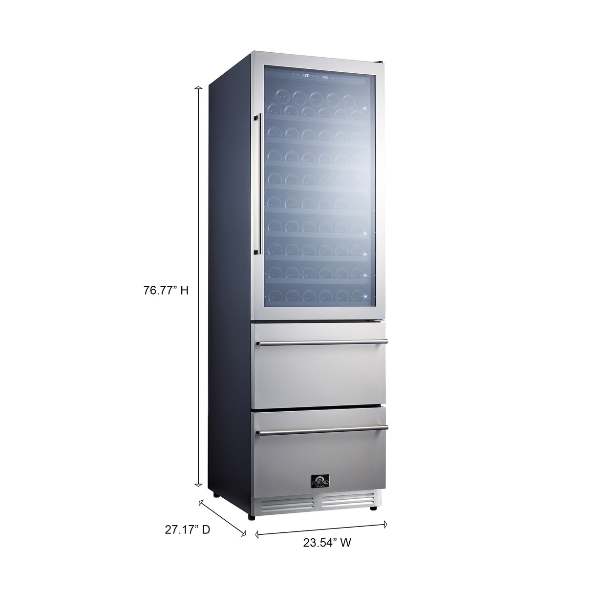 Forno Azienda Dual Temperature Zone 24" Wine Cooler