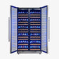 FORNO Vernazza 40" 25.07 cu.ft. 166 Bottle Dual Zone Wine Cooler in Stainless Steel, FWCDR6642-40S