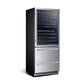 FORNO Capraia 30" 144 Bottle & 200 Can Triple Zone Wine Cooler, FWCDR6661-30S