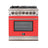 Forno Capriasca 30" Freestanding Gas Range Red Door