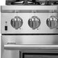 FORNO Appliance Package- 36 Inch Pro Gas Range, Wall Mount Range Hood, AP-FFSGS6260-36-W