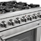FORNO Appliance Package- 36 Inch Pro Gas Range, Wall Mount Range Hood, AP-FFSGS6260-36-W