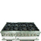 FORNO Capriasca 48" 6.58 cu. ft. Dual Fuel Range with 8 Italian Burners in White, FFSGS6187-48WHT