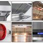 FORNO Appliance Package- 48 Inch Pro Gas Range, Wall Mount Range Hood, AP-FFSGS6260-48