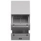 FORNO Como 24" 4.87 cu. ft. Outdoor/Indoor Drawer Refrigerator in Stainless Steel, FDROD1611-24S