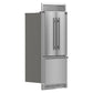 FORNO Gallipoli 34" 17.5 cu. ft. French Door Built-In Refrigerator in Stainless Steel with Ice Maker and Grill Trim Kit, FFFFD1974-35SG