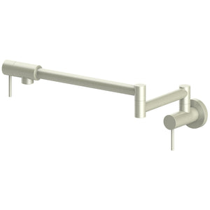 ZLINE Gemini Pot Filler in Brushed Nickel, GEM-FPF-BN