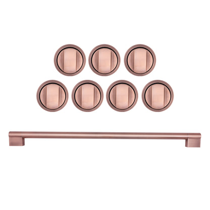 Cosmo Rose Gold Handle and Knob Set for GRP366 Range, GRP366HK-RGD