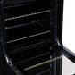 FORNO Lamazze 20" 2.05 cu.ft. Freestanding Gas Range with 4 Sealed Burners in Black with Antique Brass Accents, FFSGS6265-20BLK