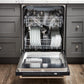 THOR Kitchen Package - 36" Electric Range, Range Hood, Refrigerator, Dishwasher, Wine Cooler, AP-ARE36-W-3