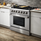 THOR Kitchen Package - 36" Propane Dual Fuel Range, Microwave, Refrigerator, Dishwasher, AP-HRD3606ULP-6