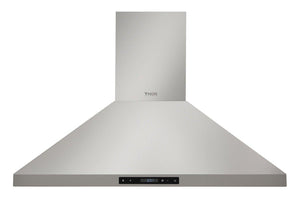 THOR Kitchen 36 in. Wall Mount LED Light Range Hood in Stainless Steel, HRH3607