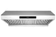 Hauslane | Chef Series 30” PS10 Under Cabinet Range Hood | PRO PERFORMANCE | Stainless Steel Electric Stove Ventilator | 3 Speed Exhaust Fan, Bright LED Lights & Delay Auto Shut-Off front
