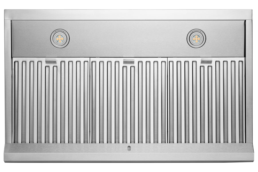 Hauslane | Chef Series 36" PS18 Under Cabinet Range Hood | Pro Performance | Contemporary Design, Touch Screen, Dishwasher Safe Baffle Filters, LED Lamps, 3-Way Venting vent