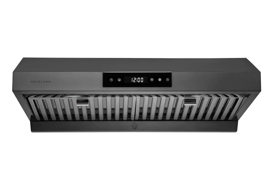 Hauslane | Chef Series 30" PS18 Under Cabinet Range Hood | Pro Performance | Contemporary Design, Touch Screen, Dishwasher Safe Baffle Filters, LED Lamps, 3-Way Venting