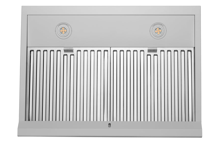 Hauslane | Chef Series 30" PS18 Under Cabinet Range Hood | Pro Performance | Contemporary Design, Touch Screen, Dishwasher Safe Baffle Filters, LED Lamps, 3-Way Venting White Matte vent