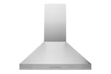 Hauslane | Chef Series WM-530 30” Wall Mount Range hood | Base Model | Stainless Steel Wall Chimney | Strong Suction, Six-layer Aluminum Filters, Changeable LED Lamps, 6” Duct or Ductless