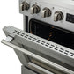 FORNO Torino 30" 4.32 cu. ft. Induction Range with True Convection, Air Fry and Sous Vide in Stainless Steel 240V, FFSIN0936-30
