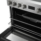 FORNO Torino 36" 5.36 cu. ft. Induction Range with True Convection, Air Fry and Sous Vide in Stainless Steel 240V, FFSIN0936-36