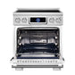 FORNO Maximus 30" 4.32 cu.ft. Induction Range with Air Fryer, Air Sous Vide, True Convection, and Digital Display, FFSIN0968-30