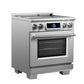 FORNO Maximus 30" 4.32 cu.ft. Induction Range with Air Fryer, Air Sous Vide, True Convection, and Digital Display, FFSIN0968-30