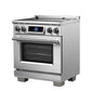 FORNO Maximus 30" 4.32 cu.ft. Induction Range with Air Fryer, Air Sous Vide, True Convection, and Digital Display, FFSIN0968-30