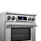 FORNO Maximus 30" 4.32 cu.ft. Induction Range with Air Fryer, Air Sous Vide, True Convection, and Digital Display, FFSIN0968-30