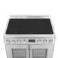 FORNO Torino 36" 5.36 cu. ft. French Door Induction Range with True Convection, Air Fry and Sous Vide in Stainless Steel 240V, FFSIN0950-36