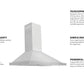 ZLINE Appliance Package - 30 in. Dual Fuel Range, Range Hood, 3 Rack Dishwasher, 3KP-RARH30-DWV