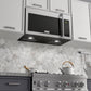 ZLINE 30" 1.5 cu. ft. Over-The-Range Microwave in Satin Stainless Steel with Traditional Handle and Set of 2 Charcoal Filters, MWO-OTRCFH-30-SS
