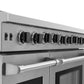 THOR Kitchen 48 in. 6.8 cu. ft. Double Oven Propane Gas Range in Stainless Steel, LRG4807ULP