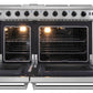 THOR Kitchen 48 in. 6.8 cu. ft. Double Oven Propane Gas Range in Stainless Steel, LRG4807ULP