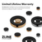 ZLINE Autograph 30" 4.2 cu. ft. Paramount Gas Range with 4 Burner Cooktop and Convection Gas Oven in Satin Stainless Steel and Polished Gold Accents, SGRSZ-30-G